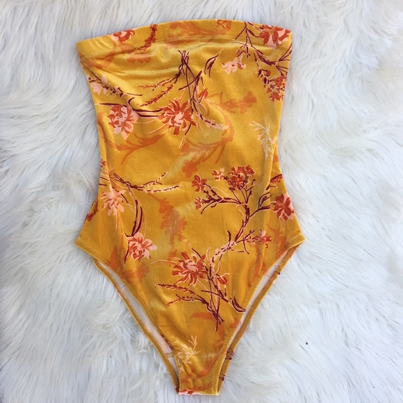 Out From Under MJ Velvet Tube Top Bodysuit - Picture 3 of 4